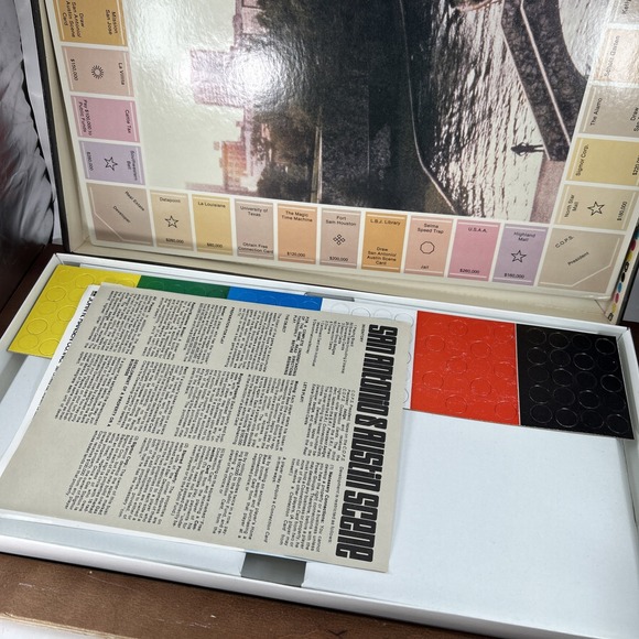 Hansen 1979 San Antonio & Austin Scene Board Game, Unpunched - Picture 4 of 6